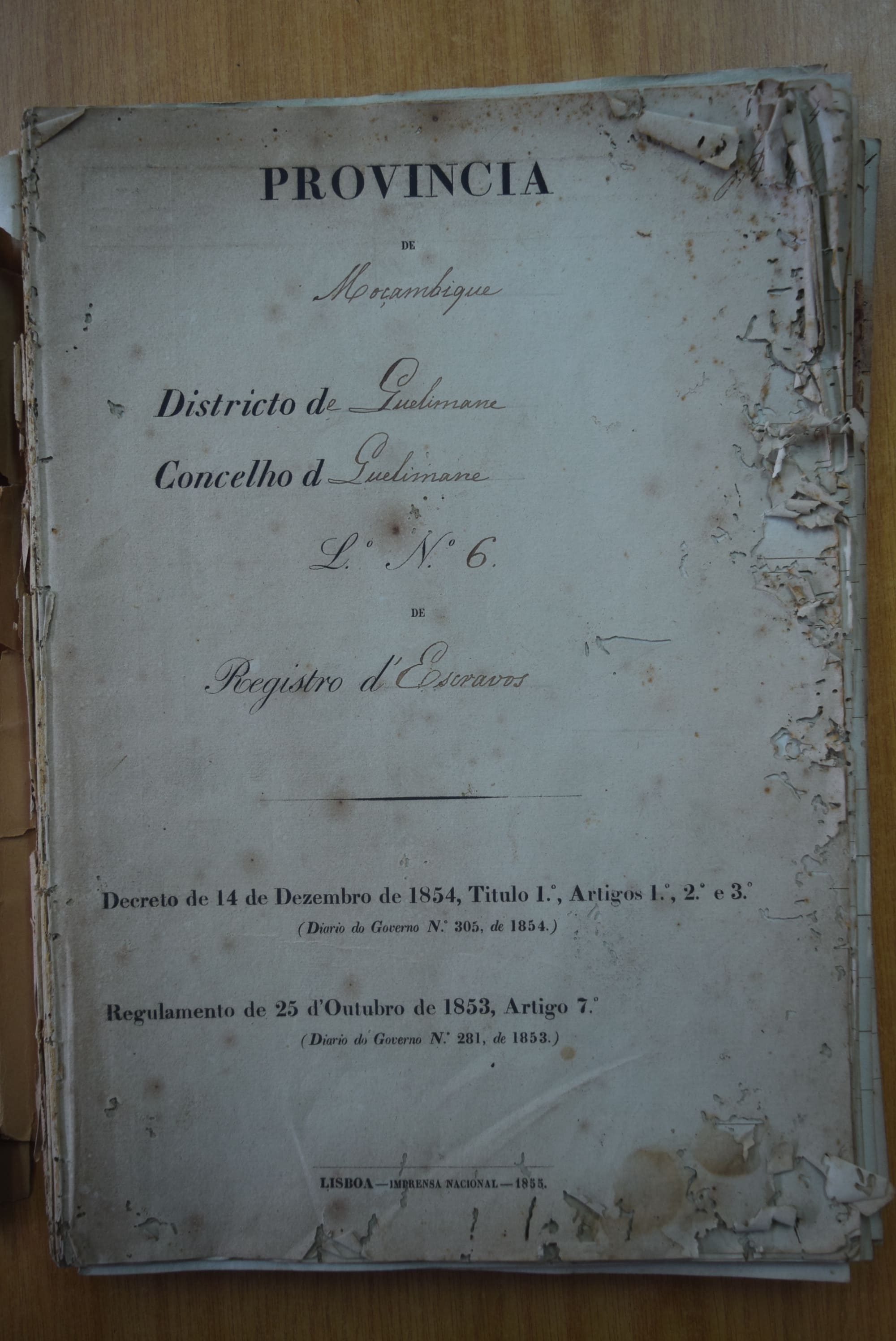 Register of Slaves of Quelimane